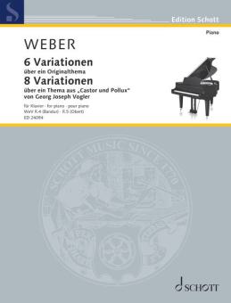 6 La variation « Up ». 2 WeV R. 4 - 8 La variation op. 5 WeV R. 5 