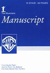 Manuscript A4 10-stave 100pp (white pad) 