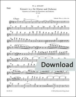 Konzert Nr. 24 c-Moll KV 491 Download