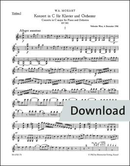 Konzert Nr. 25 C-Dur KV 503 Download