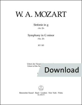 Sinfonie Nr. 25 g-Moll KV 183 Download
