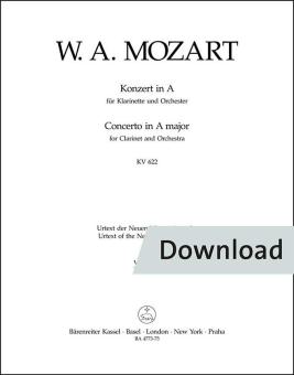 Konzert A-Dur KV 622 Download