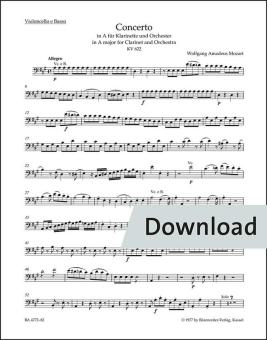 Konzert A-Dur KV 622 Download
