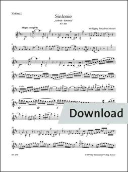 Sinfonie Nr. 35 D-Dur KV 385 "Haffner-Sinfonie" Download