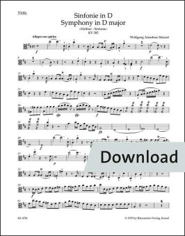 Sinfonie Nr. 35 D-Dur KV 385 "Haffner-Sinfonie" Download