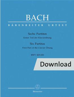 6 Partiten BWV 825-830 Download
