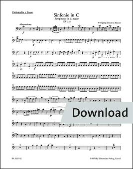 Sinfonie Nr. 34 C-Dur KV 338 Download