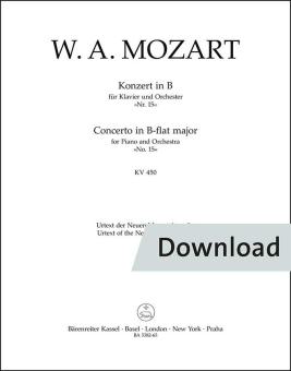 Konzert Nr. 15 B-Dur KV 450 Download