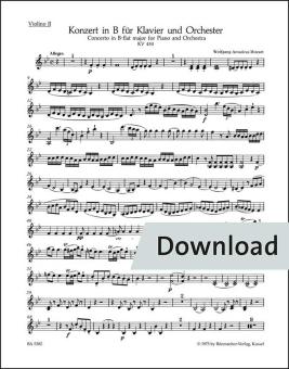 Konzert Nr. 15 B-Dur KV 450 Download