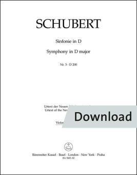 Sinfonie Nr. 3 D-Dur D 200 Download