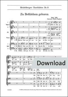 Heidelberger Chorblätter Nr. 8 