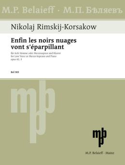 Enfin les noirs nuages s'éparpillant op. 42/3 Standard