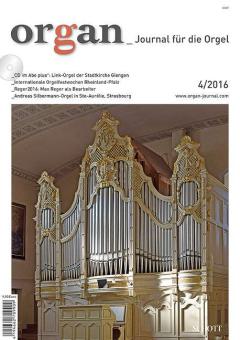 organ - Journal für die Orgel 2016/04 