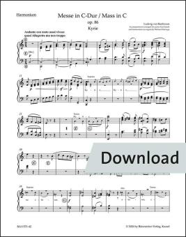 Messe C-Dur op. 86 