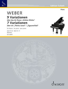 9 Variations sur l'Air russe « La belle Minka », op. 40 WeV R. 10 - 7 Variations sur un « thème russe » / « chant tzigane », op. 55 WeV R. 11 Standard