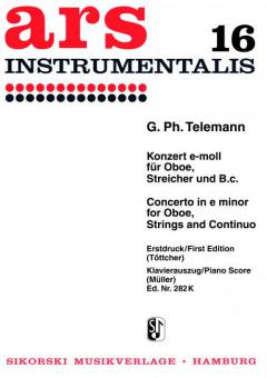 Concerto en mi mineur TWV 51:e1 Download