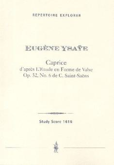 Caprice d'après L'Etude en forme de Valse op. 52/6 de Saint-Saens 