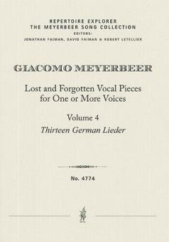 Lost and Forgotten Vocal Pieces 4: for one or more voices 