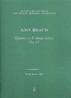Quintet in F sharp minor op. 67 