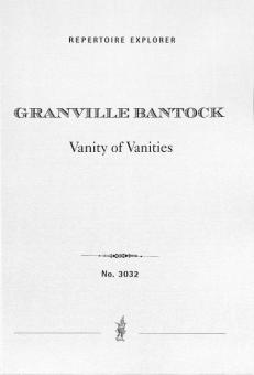 Vanity of vanities 