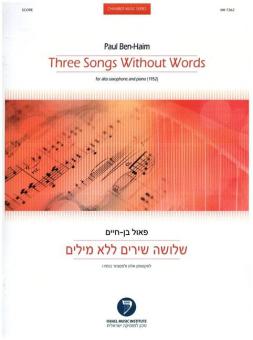Three Songs Without Words 