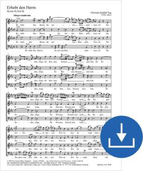 Erhebt den Herrn Download