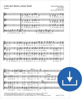 Lobe den Herrn, meine Seele Download