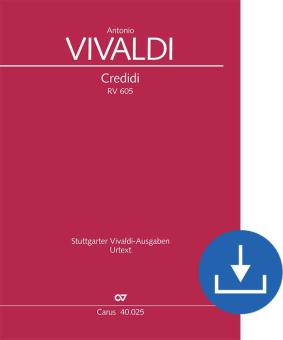 Credidi RV 605 