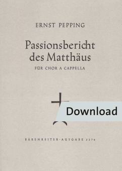 Passionsbericht des Matthäus Download