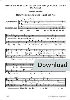 Psalmen 40, 92, 100, 103 und 104 Download
