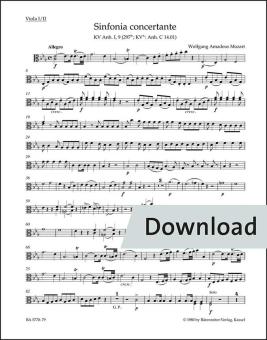 Sinfonia concertante Es-Dur KV Anh. I,9 (297b) Download
