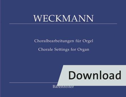Choralbearbeitungen für Orgel Download