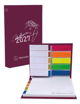 Haftnotizset mit Filmmarkerset 