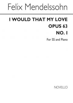 I Would That My Love 