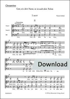 Gott, wie dein Name, so ist auch dein Ruhm Download