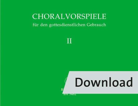 Choralvorspiele für den gottesdienstlichen Gebrauch Download