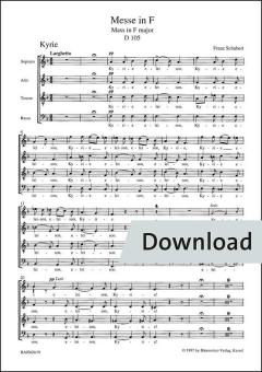 Messe en si bémol majeur, op. post. 141, D 324 Download