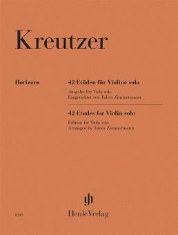 42 études pour violon seul 