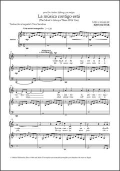 La música contigo está 
