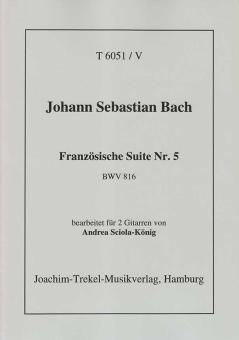 Französische Suite 5 BWV 816 