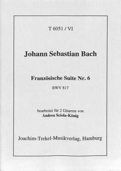 Französische Suite 6 BWV 817 