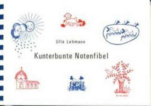Kunterbunte Notenfibel zum Anmalen 