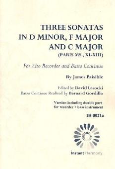 3 sonatas 