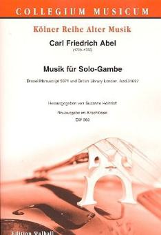Musik für Solo-Gambe 