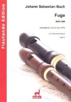 Fuge Nr. 21 aus dem Wohltemperierten Klavier 1 BWV866 