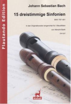 15 dreistimmige Sinfonien 