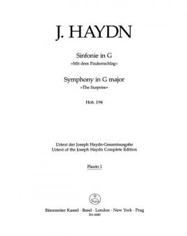 Symphonie en sol majeur Hob. I:94 
