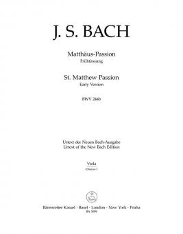 Passion selon Saint Matthieu BWV 244b 