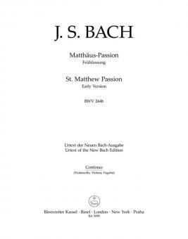 Passion selon Saint Matthieu BWV 244b 