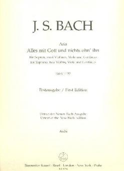 Alles mit Gott und nichts ohne ihn BWV 1127 Standard